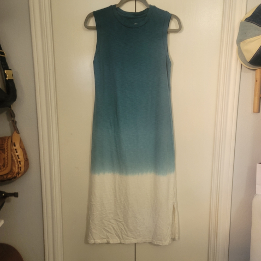 Universal Thread Teal and White Midi Dress